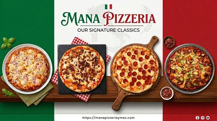 Pizzas Recién Hechas